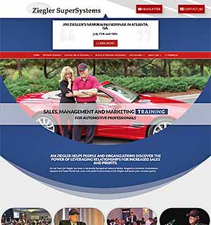 image of home page for Ziegler SuperSystems